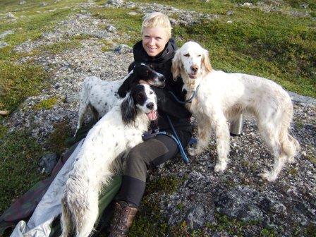 Lillian med Kelly, Nikita og Sarah